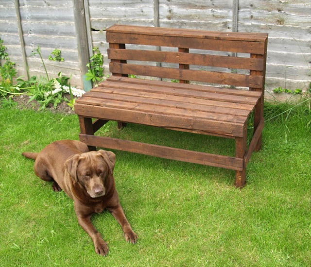 10 Pallet Bench for Your Backyard  Pallet Furniture Plans