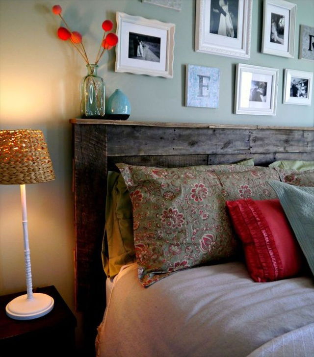 pallet headboard