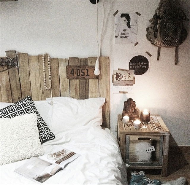 pallet headboard