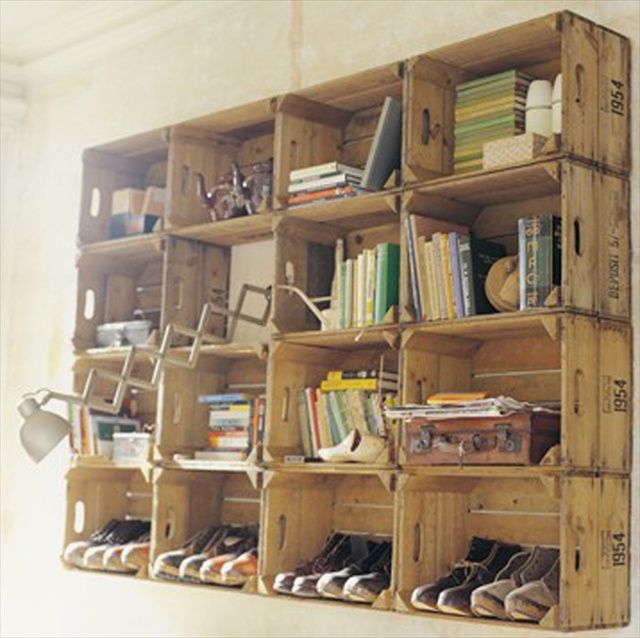 Pallet kitchen cupboards and drawers: