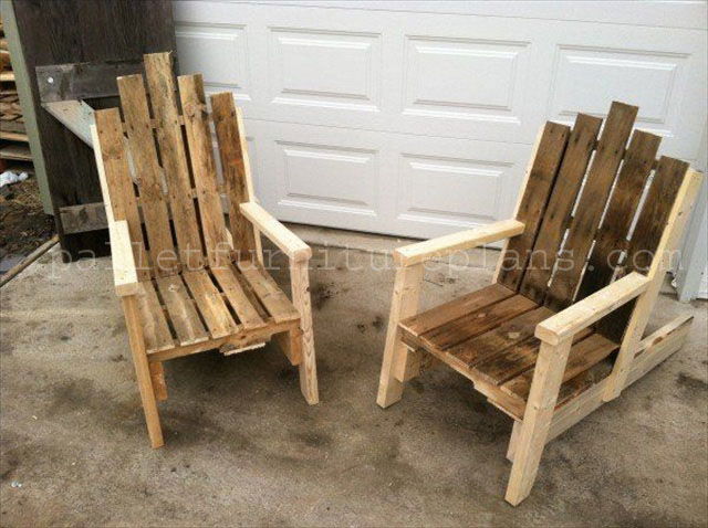 DIY Pallet Chair Collection  Pallet Furniture Plans