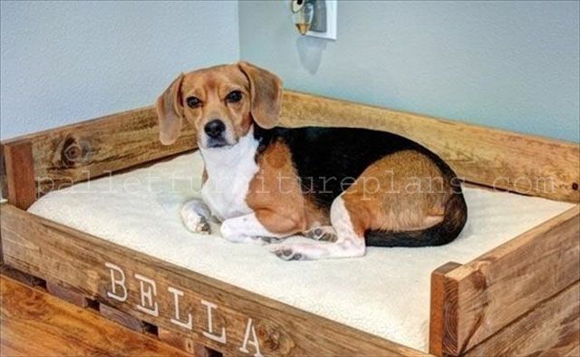 Dog Bed Made From Pallets