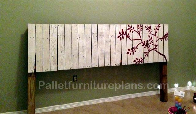 pallet  pallet headboard simple diy diy headboard diy wood pallet pallet recycled headboard