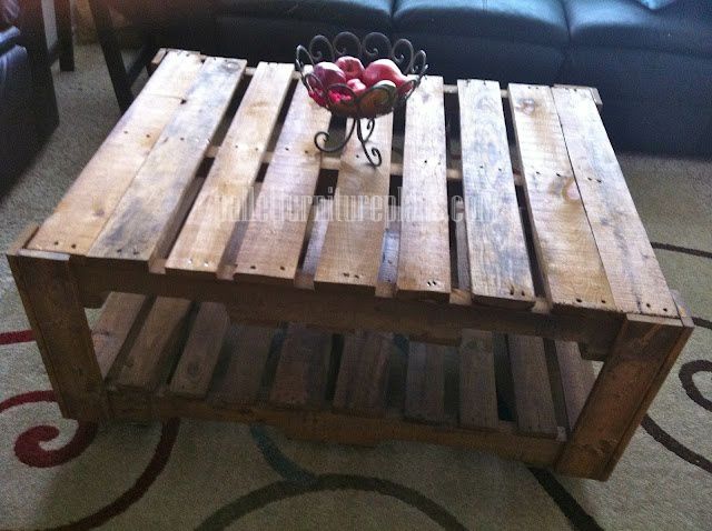 12 DIY Recycled Pallet Tables | Pallet Furniture Plans