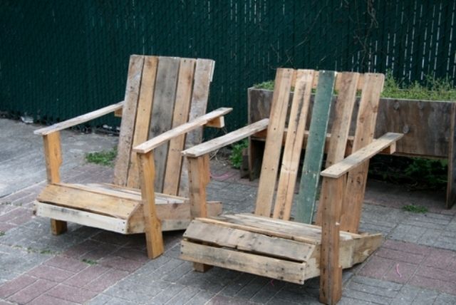 how to build an adirondack chair out of pallets