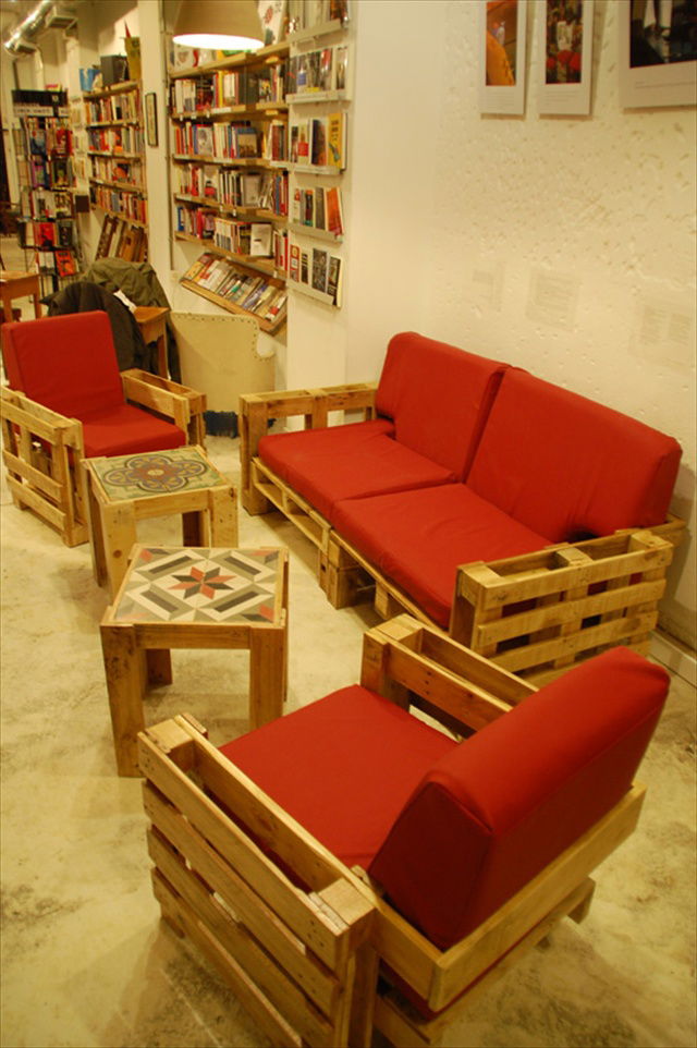 Wonderful Pallets Living Furniture | Pallet Furniture Plans