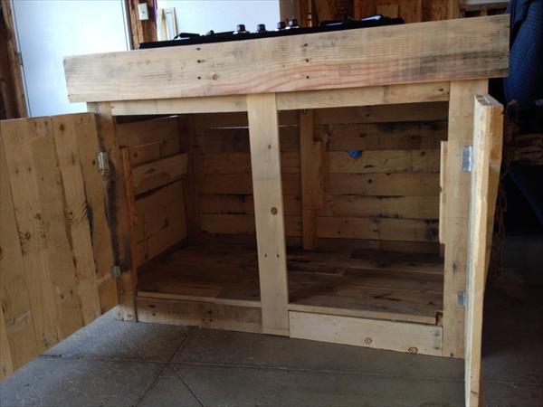 DIY Pallet Cabinet Design | Pallet Furniture Plans