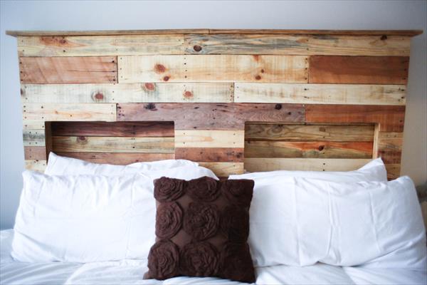 DIY Pallet Headboard