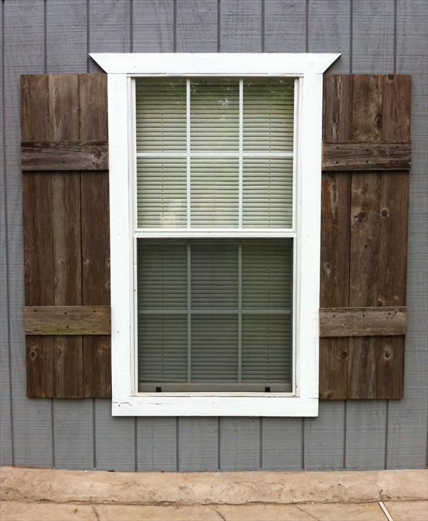 DIY Shutters for Interior or Exterior | Pallet Furniture Plans