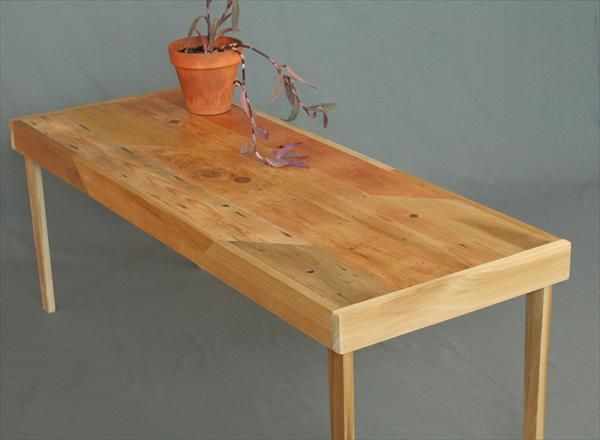 Pallet Wood Coffee Table | Pallet Furniture Plans
