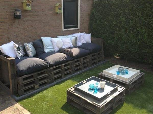 DIY Pallet Patio Furniture | Pallet Furniture Plans