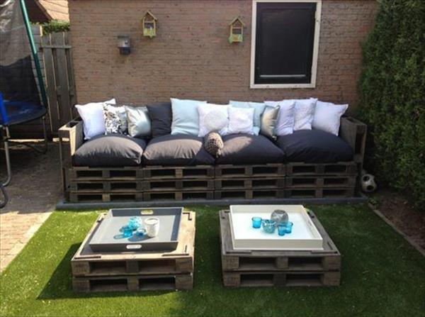 DIY Pallet Patio Furniture | Pallet Furniture Plans