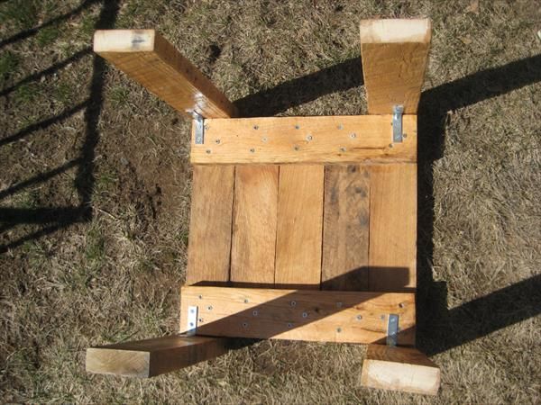 Rustic Pallet Wood Table | Pallet Furniture Plans