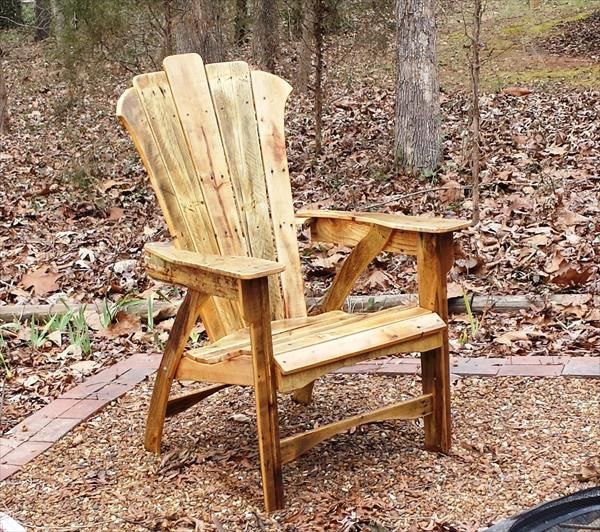Pallet Adirondack Chair Plans Pictures to pin on Pinterest