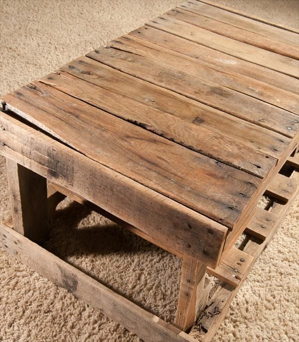 DIY Pallet Entry Bench – Coffee Table | Pallet Furniture Plans