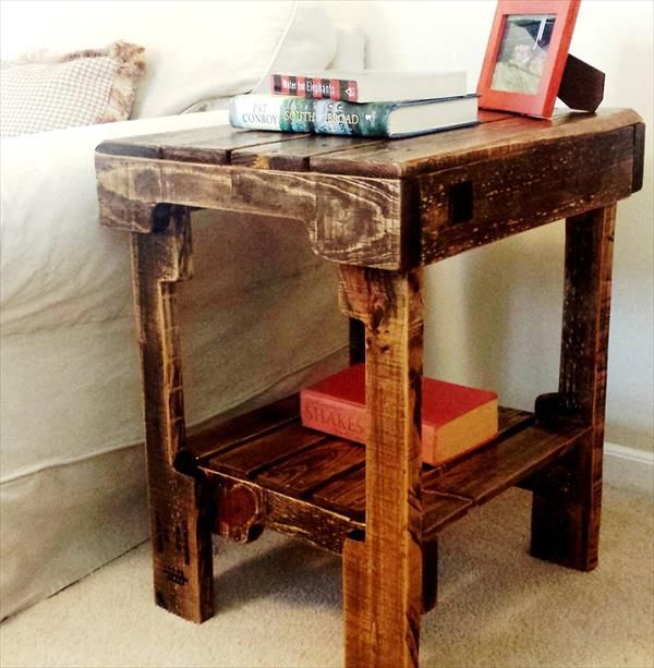 Vintage Side Table Benches