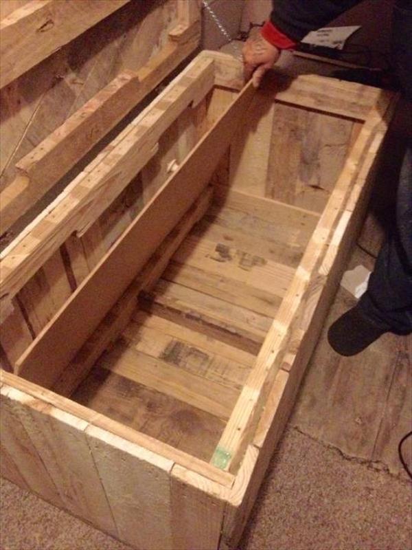 DIY Pallet Wood Chest / Pallet Trunk | Pallet Furniture Plans