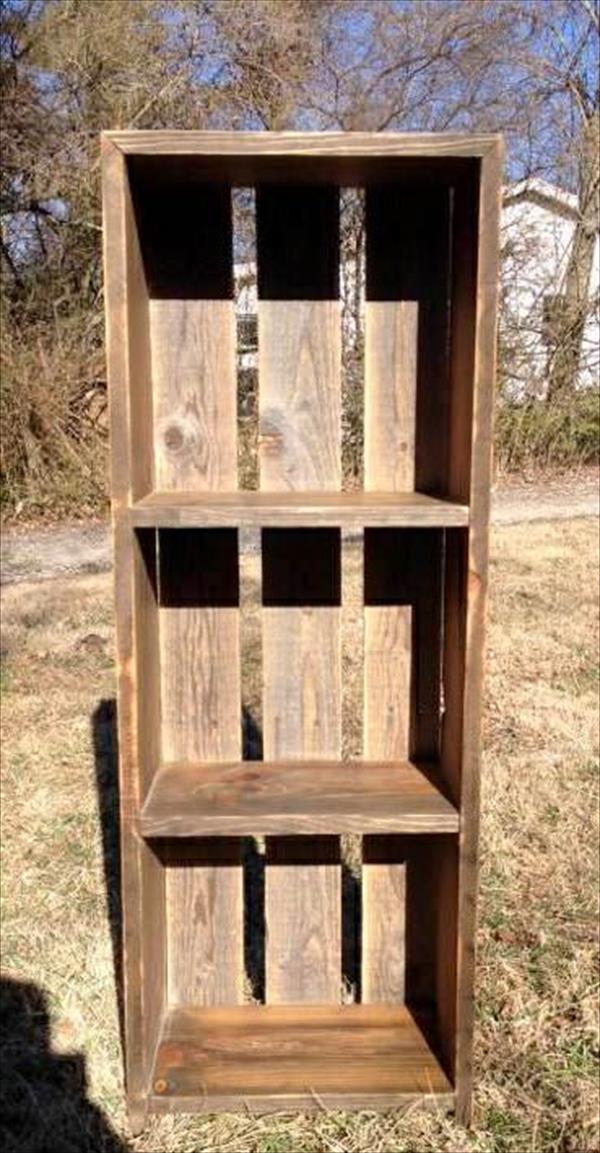 diy pallet storage racks pallet furniture plans