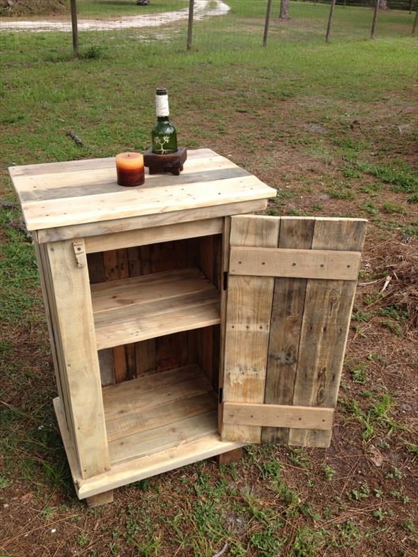 Pallet Cabinet / Nightstand / Side Table | Pallet 
