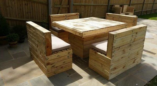 Wooden Pallet Garden Furniture  Pallet Furniture Plans