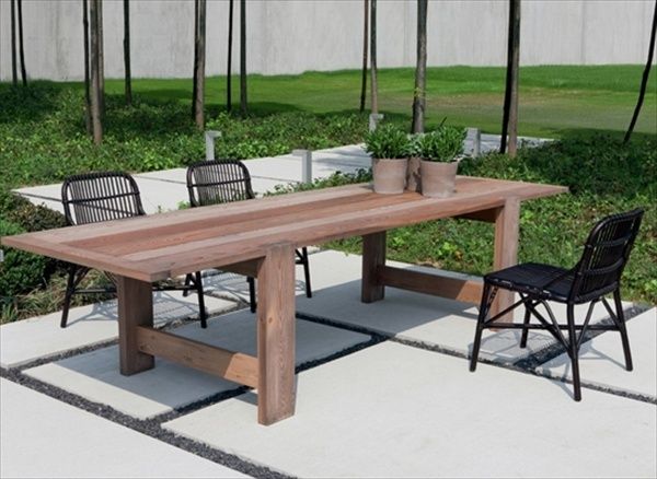 shipping pallet dining table