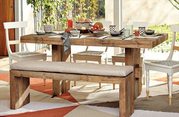 shipping pallet dining table