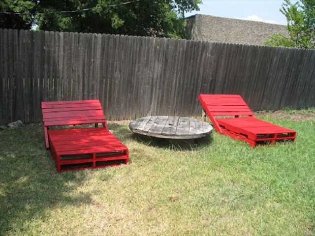 pallet lounger chairs