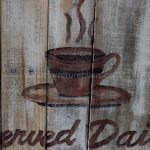 Coffee Signs Made of Pallets