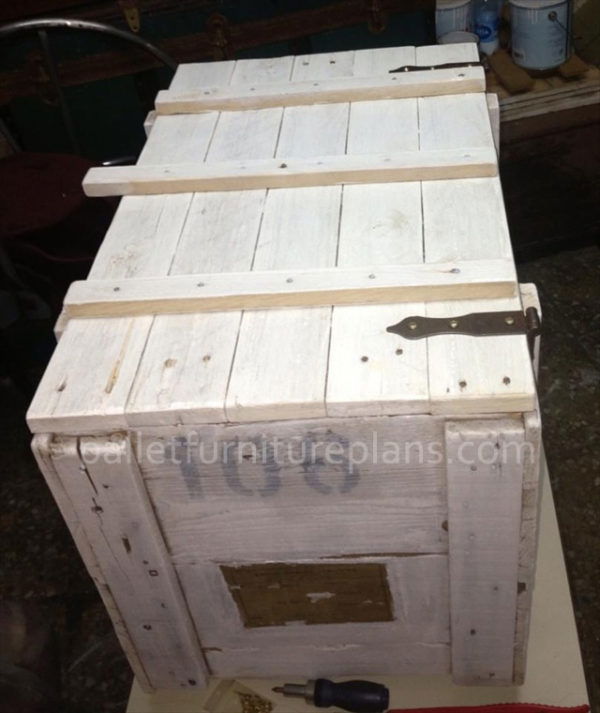 Pallet Storage Box DIY Pallet Furniture Plans