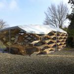 Unique Wooden Pallets Pavilion