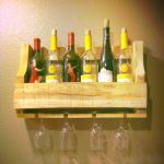 Small Wine Rack Made from Pallet