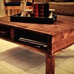 Coffee Table of Reclaimed Pallets