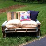 recycled pallet sofa chair