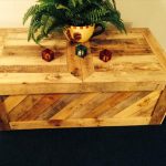 Reclaimed pallet coffee table