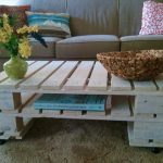 recycled pallet coffee table