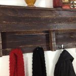 Pallet Shelf Coat Hanger