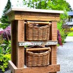 wooden pallet night stand