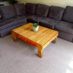 recycled pallet coffee table