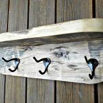 upcycled rustic pallet shelf