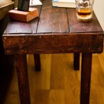 recycled pallet side table