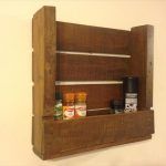 recycled pallet shelf