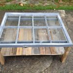 reclaimed old window pallet coffee table