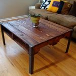 recycled pallet industrial coffee table