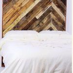 rustic pallet chevron twin bed