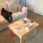 reclaimed pallet wood coffee table