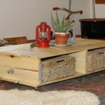 recycled pallet coffee table