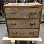 reclaimed pallet dresser and nightstand