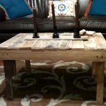 repurposed pallet coffee table