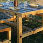 recycled pallet dining furniture