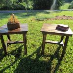 recycled pallet end tables